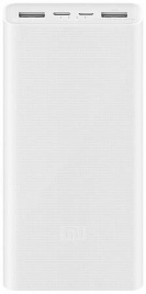 Xiaomi Powerbank 3 20000Mah USB-C Two-Way Fast Charge  PLM18ZM white