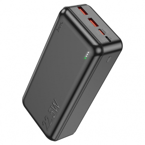 Power Bank Hoco J101B Astute 22.5W fully compatible power bank(30000mAh) black фото 1