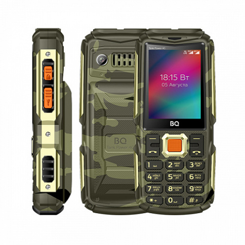 BQ BQM-2410L Tank Power 4G Camouflage+Gold фото 1