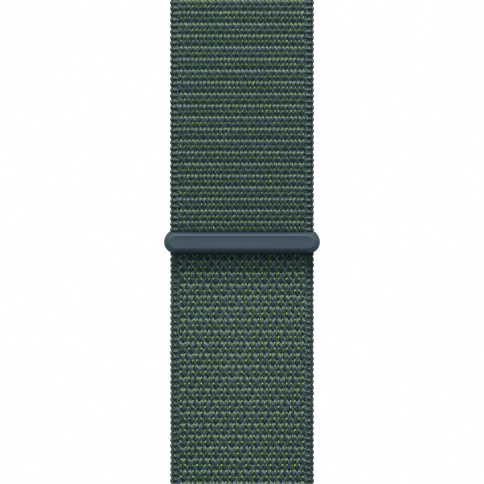 Apple Watch SE 2024 GPS 44mm Starlight Aluminium Case with Lake Green Loop Band MXEW3 фото 3