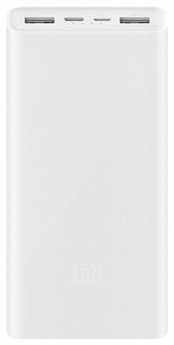 Портативный аккумулятор Xiaomi Mi Powerbank 3 30000mAh PB3018ZM White фото 1