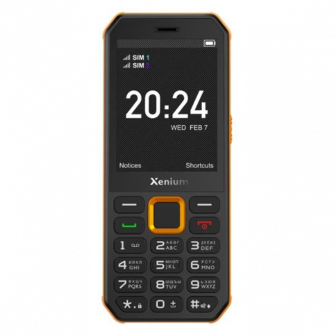 Philips Xenium X300 (Orange Black) фото 1