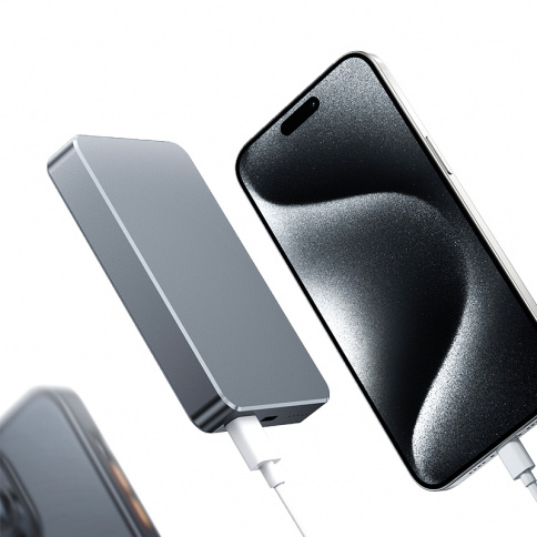 Внешний аккумулятор/Magnetic Power Bank Keephone PB-34 Lucci 10000mAh gunmetal фото 4